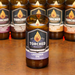 Torched Beer Bottle Candle 8 oz