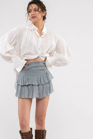 Blu Pepper - RUFFLED SHORTS