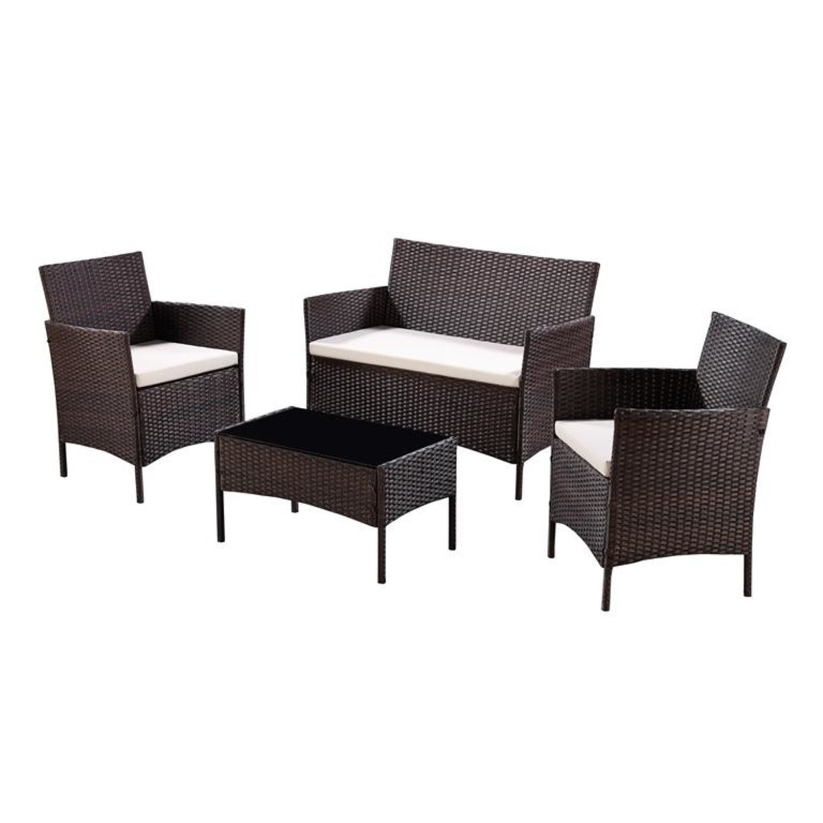 Rattan Garden Furniture Set - Dark Grey | Home Detail UK – homedetail.co.uk