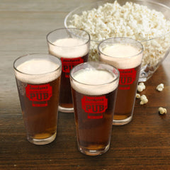 Personalized Pub Glass Set
