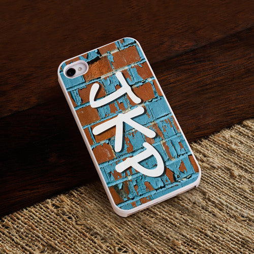 Graffiti iPhone Case with White Trim