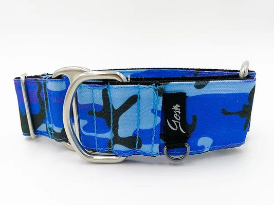 Gosk Collar Martingale Camuflaje Azul