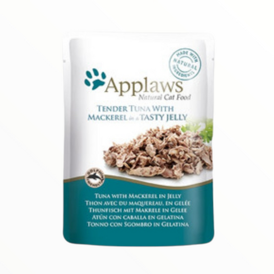 Applaws Gelatina de Atún con Caballa, 70 gr