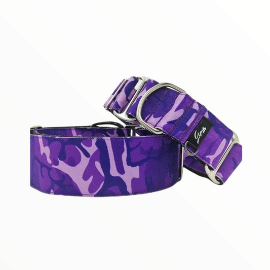 Gosk Collar Martingale Camuflaje Lila