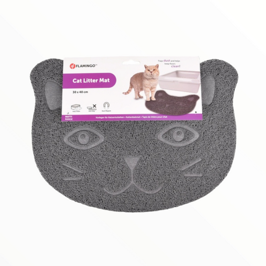 Esterilla silicona para areneros gato pancho gris