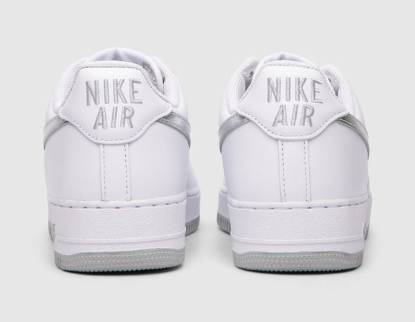 Nike Air Force 1 Low Retro White / Metallic Silver - Metallic Gold