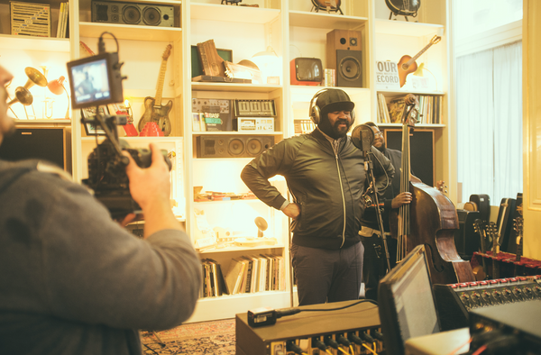 Gregory Porter at the Supersense Living Room Recording Studio