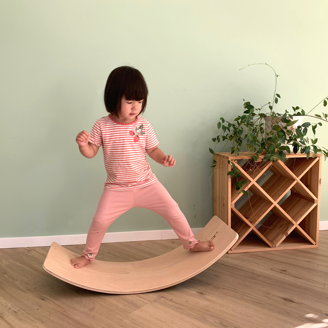 Balance Board für Kinder Balancierbrett Montessori Kinderboard Bewegungsbrett 