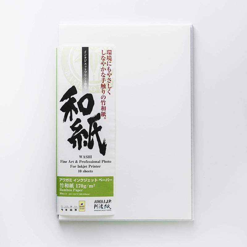 アワガミ インクジェットペーパー IJ-1317 竹和紙 250g m2 A3ノビ 10枚アート・写真用紙 Awagami Factory