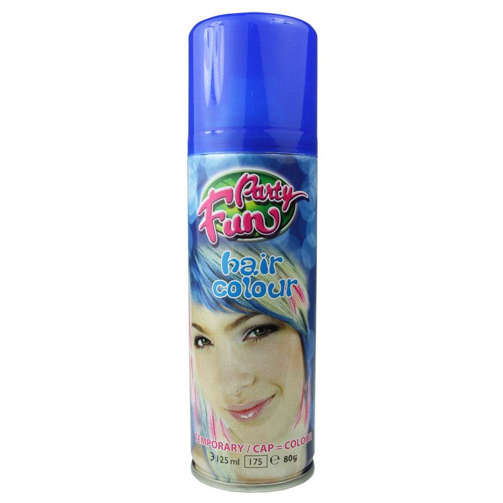 Party Fun Colour Hair Spray - Blue | Hair & Beauty World