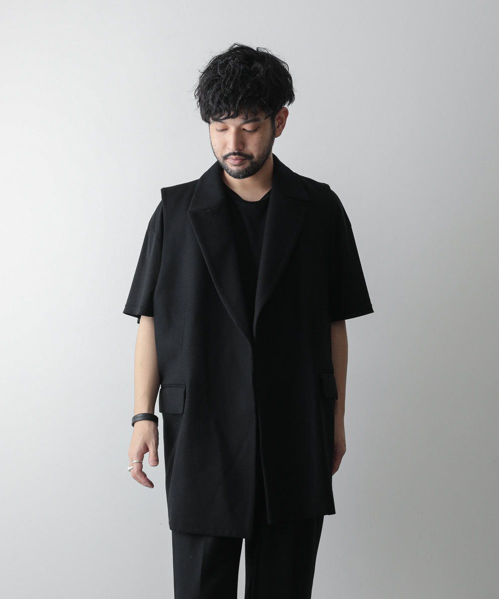 【stein】OVERSIZED NO SLEEVE JACKET - BLACK | 公式通販