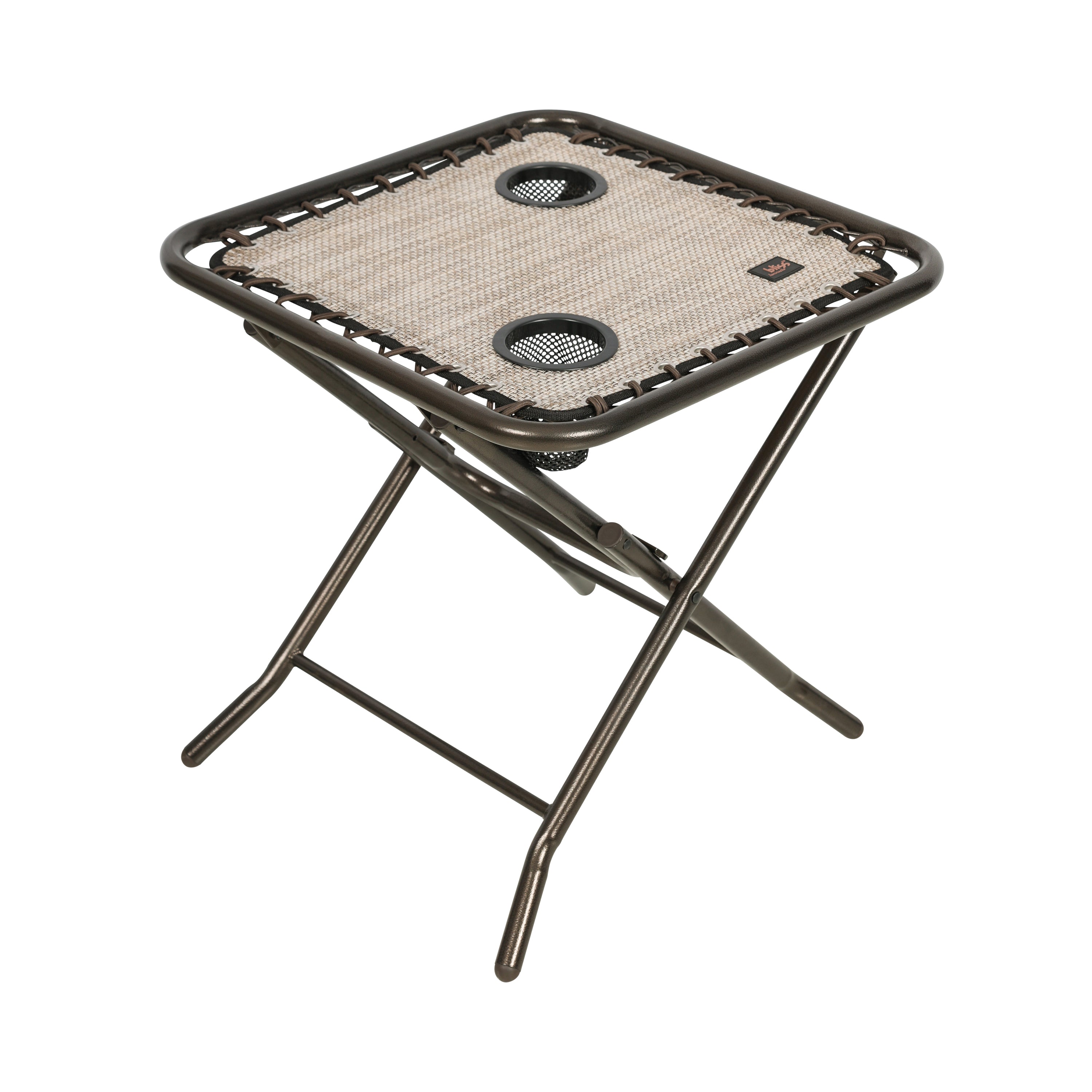 outdoor side table with cup holder