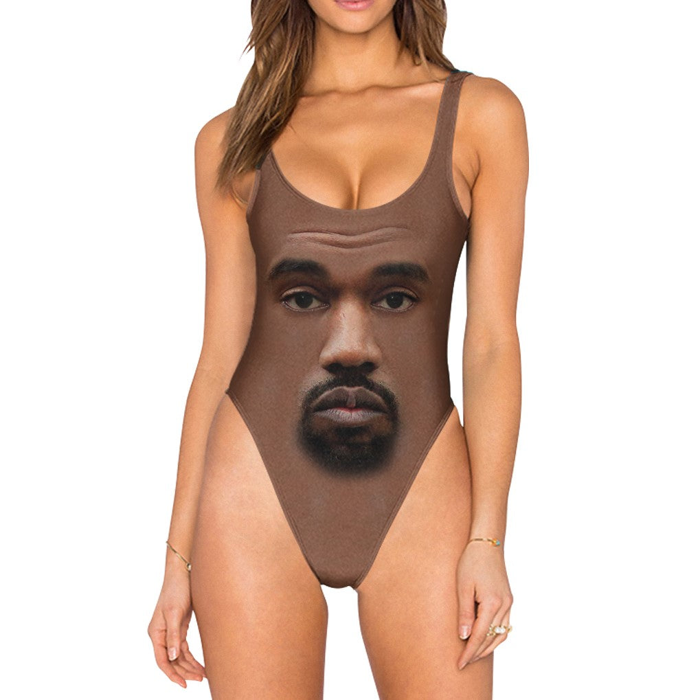 face bathing suit