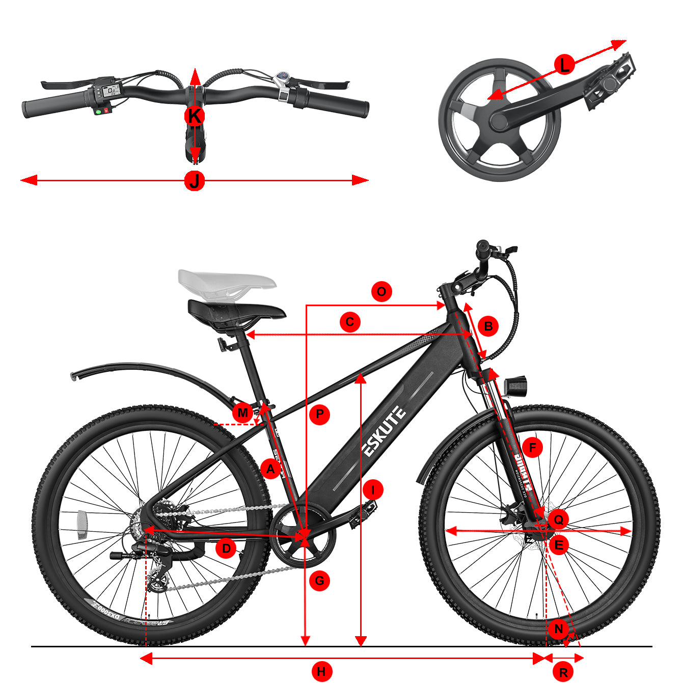 Voyager Mountain Electric Bike Hardtail infomations