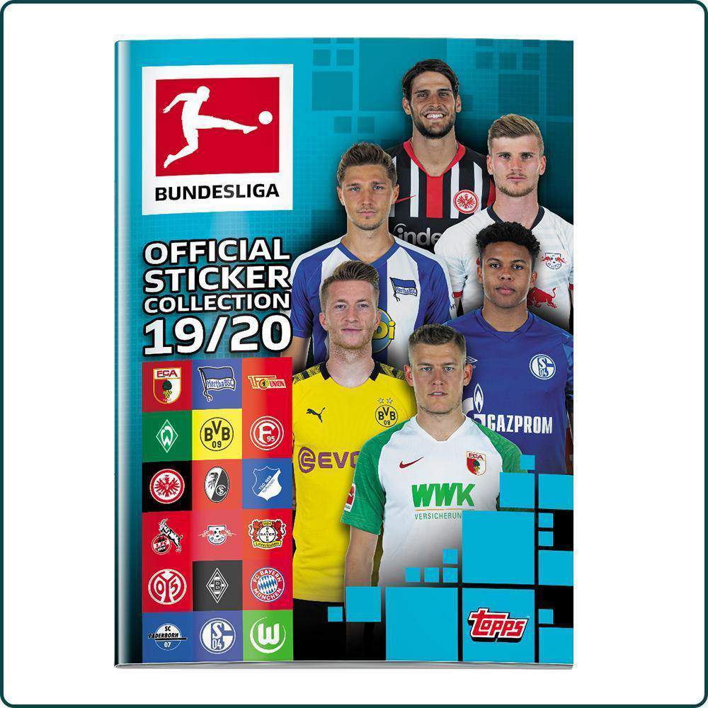 Topps Bundesliga Sticker 2019/2020 Sammelalbum Album Leeralbum  19/20 