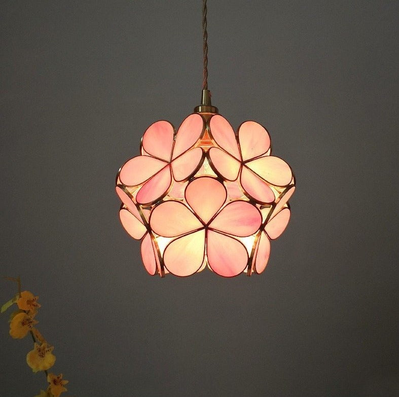 flower pendant light shade