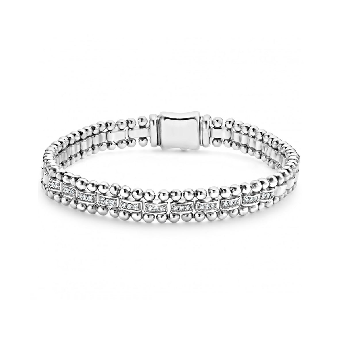 lagos caviar spark diamond bracelet