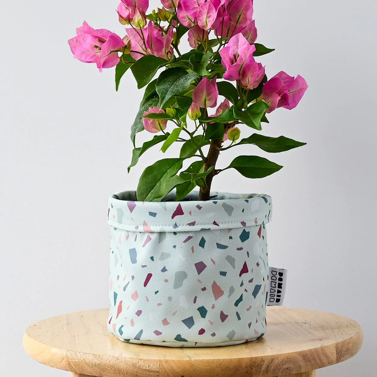 Cache-pot en tissu Terrazzo
