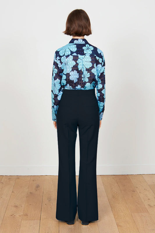 Tailored fit trousers Navy