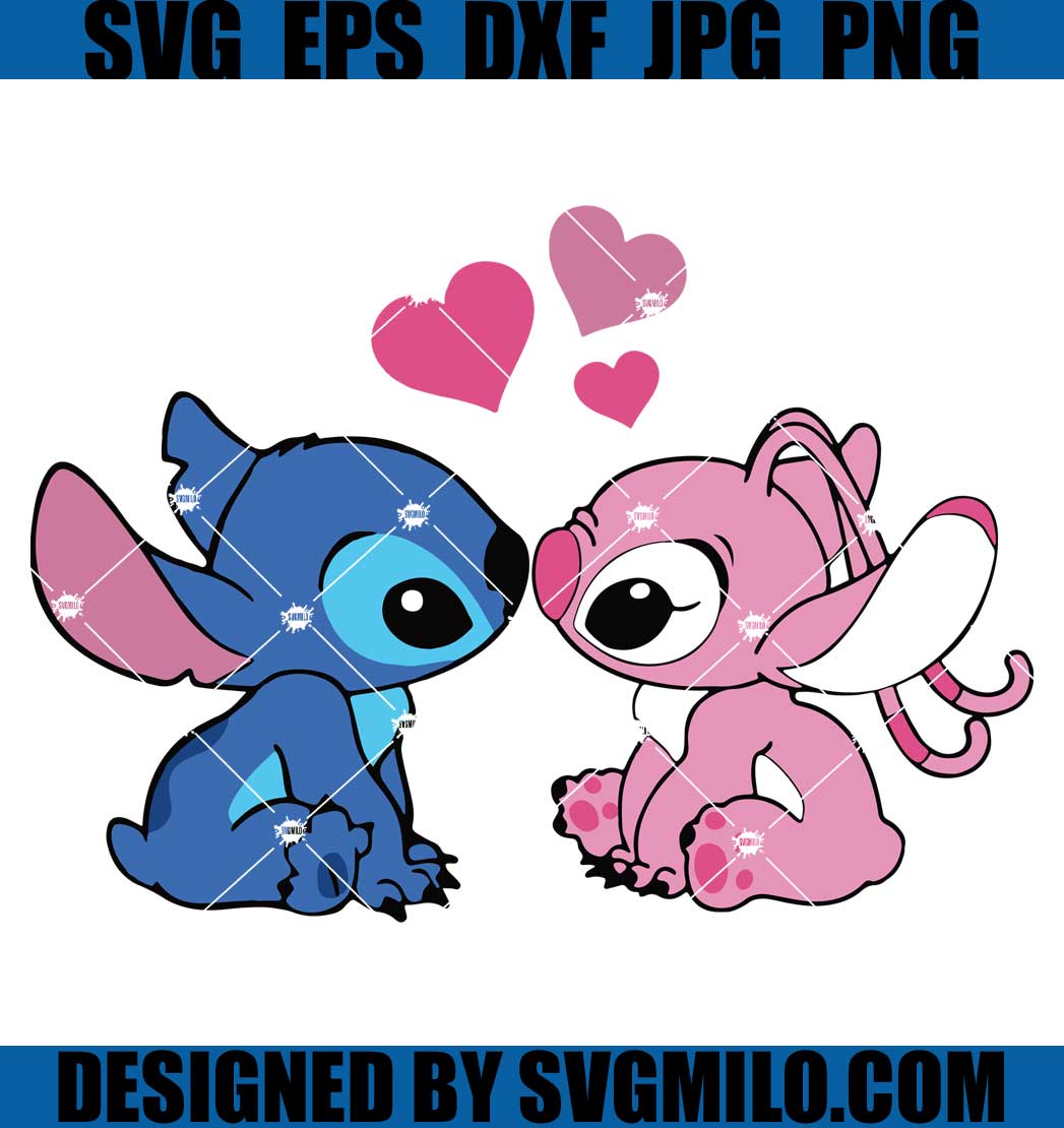 Girar congelador Narabar Disney Lilo Stitch Couples Svg, Cartoon Svg, Stitch Svg