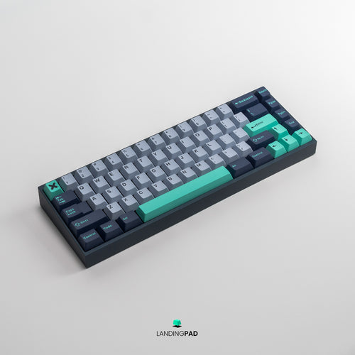 Tofu65 Black keyboard with  keycaps