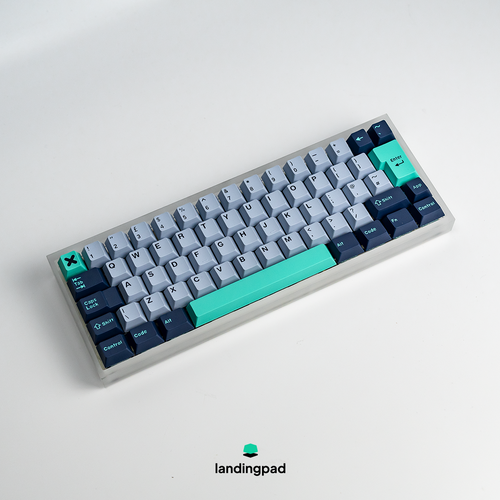 Tofu60 Acrylic keyboard with  keycaps