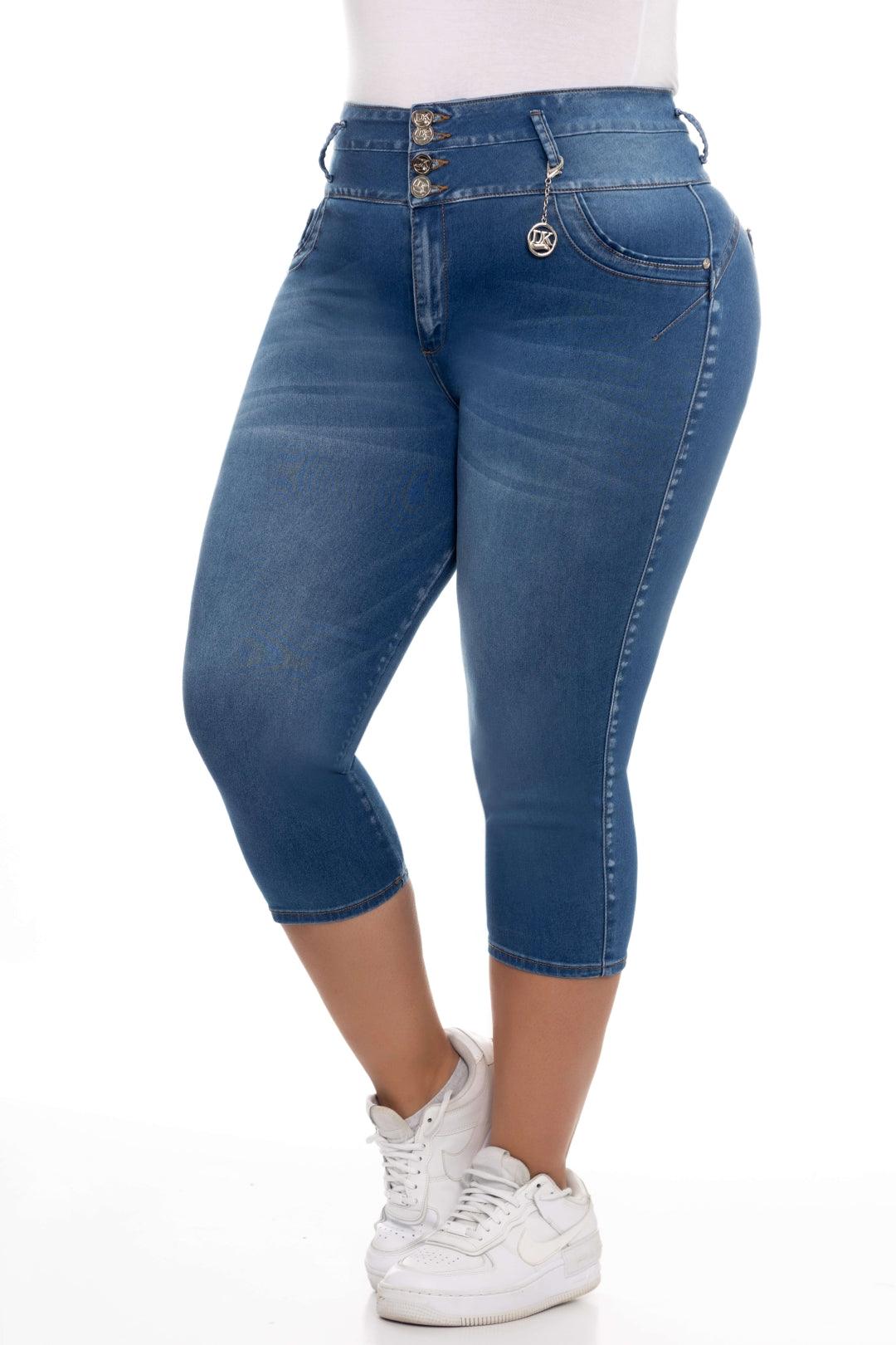 Plus Size Jeans Capri – JC Fashion