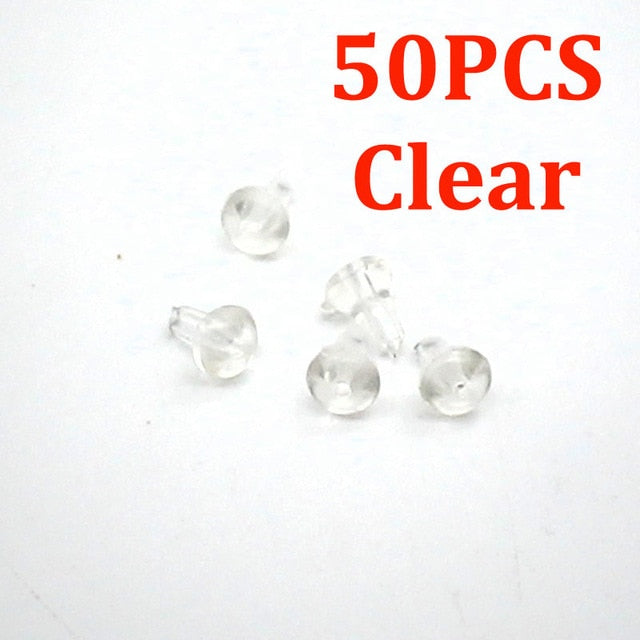 50PCS Hook Stops Beads Carp Fishing Accessories Stoper Clear Green Black Carp Fishing Hair Chod Ronnie Rig Pop UP Boilies Stop