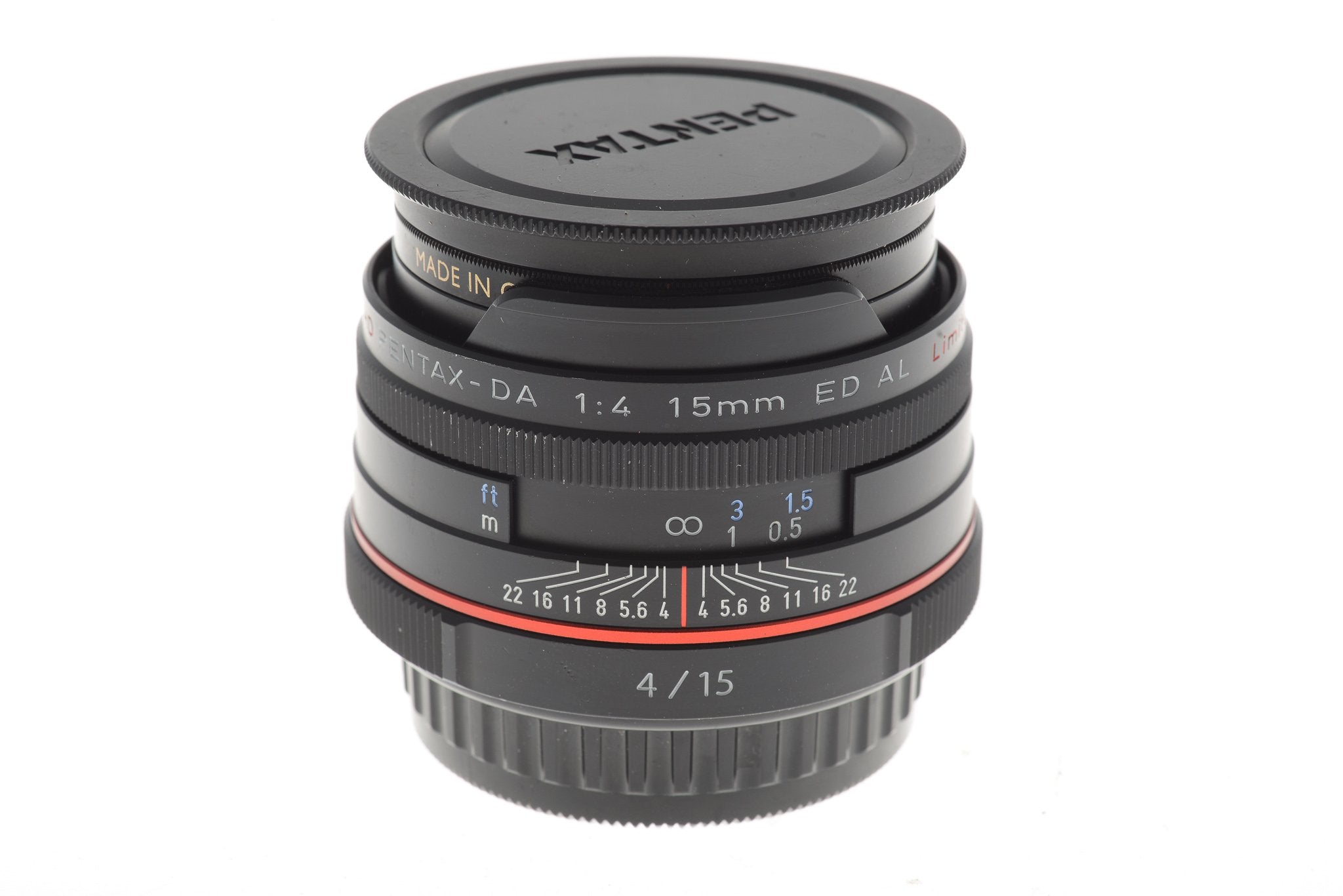 Pentax 15mm f4 ED AL Limited HD Pentax-DA - Lens – Kamerastore