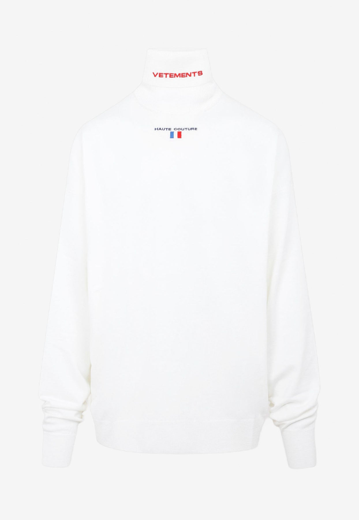 VETEMENTS Vetements Haute Couture Logo Turtleneck Sweater トップス