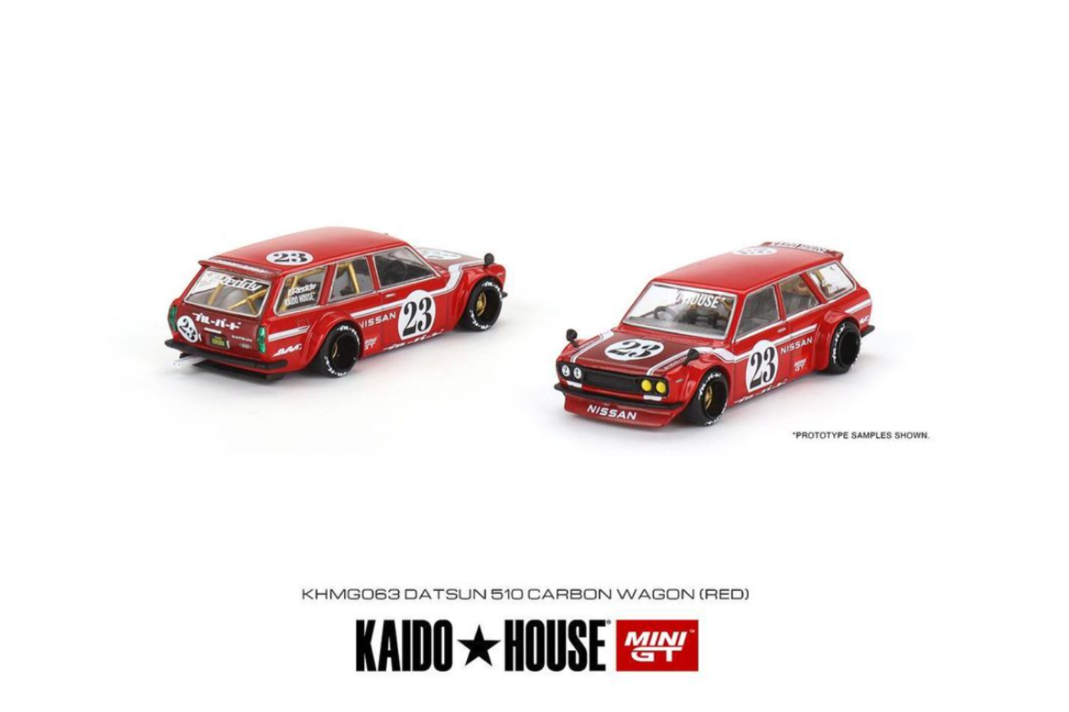 Mini GT x Kaido House Datsun 510 Carbon Wagon in Red – RBWarehouse