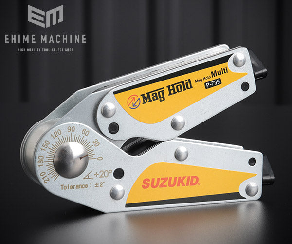 SUZUKID P-739 マグホールドマルチ 溶接作業用強磁力マグネット 磁力ON/OFFのスイッチ付 Mag Hold スター電器