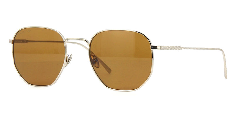 Lacoste L206S 714 Shiny Gold Sunglasses 