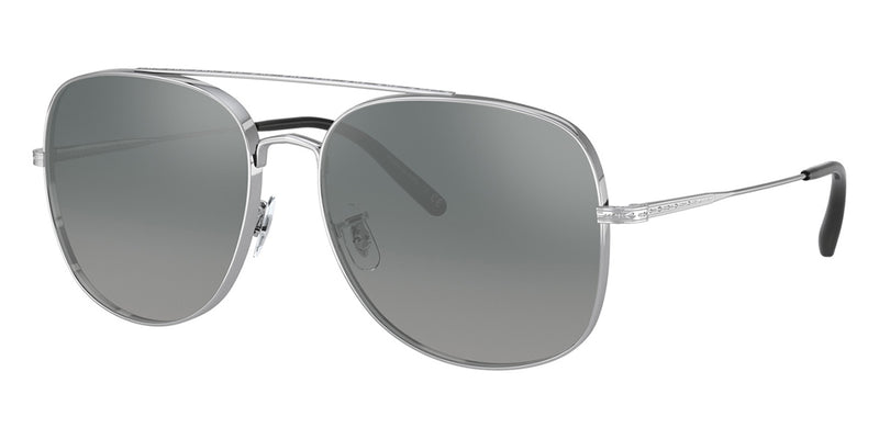 Dark Grey Gradient Mirror Sunglasses 