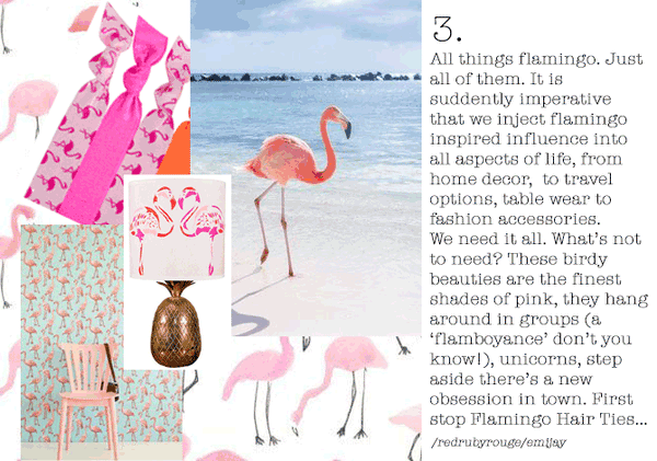 What we're loving this week: Everything Flamingo, First Stop Emi Jay Hair Ties