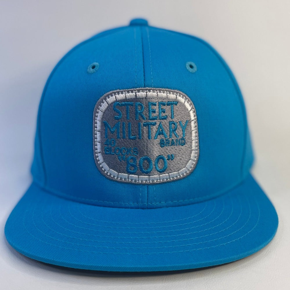 military blue hat