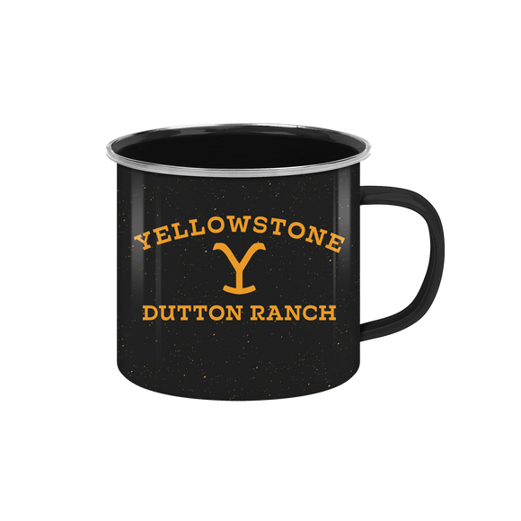 Yellowstone Dutton Ranch Boxed 21oz Enamel Camper Mug