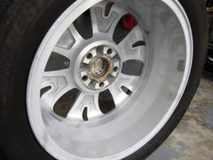 A clean inner barrel of a 17 inch alloy wheel after the dirt was removed with a Klaren Kleanmitt clay bar mitt