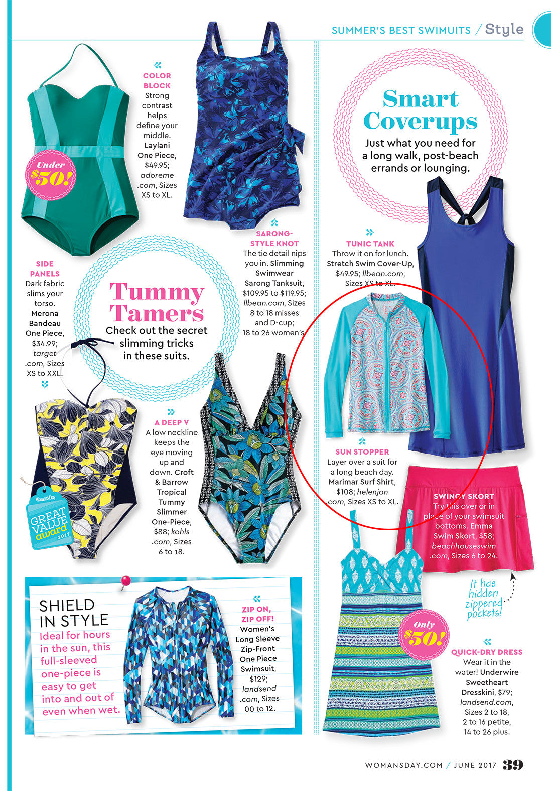 Woman's Day Swim feature