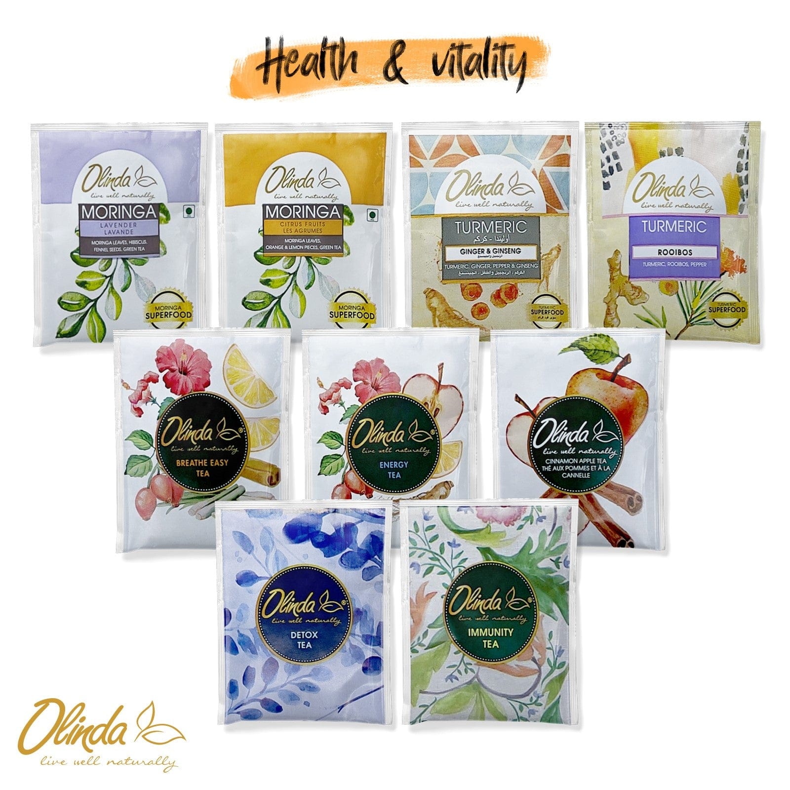 Set of 9 Gift box- Healing Flowers & Roots