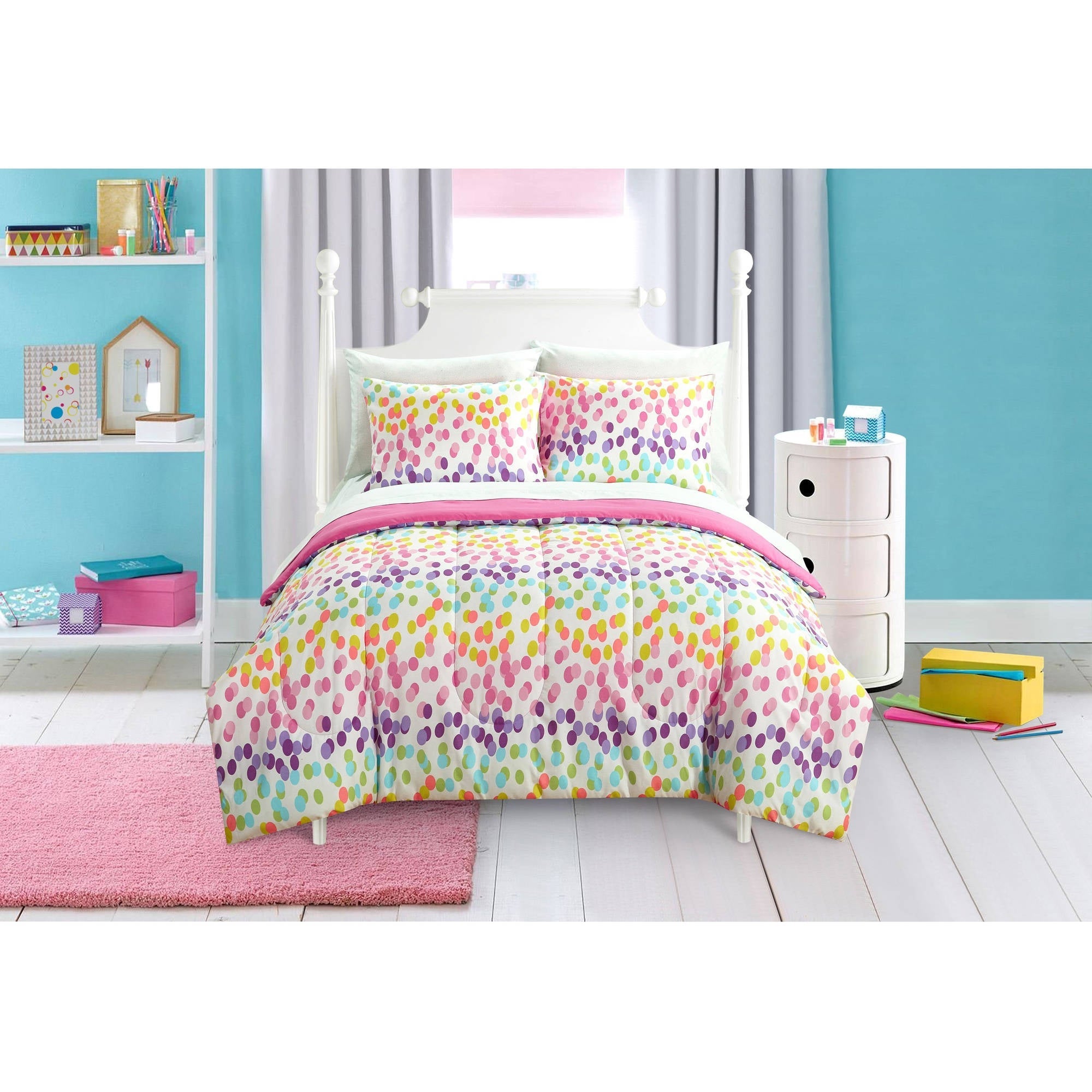 childrens spotty bedding