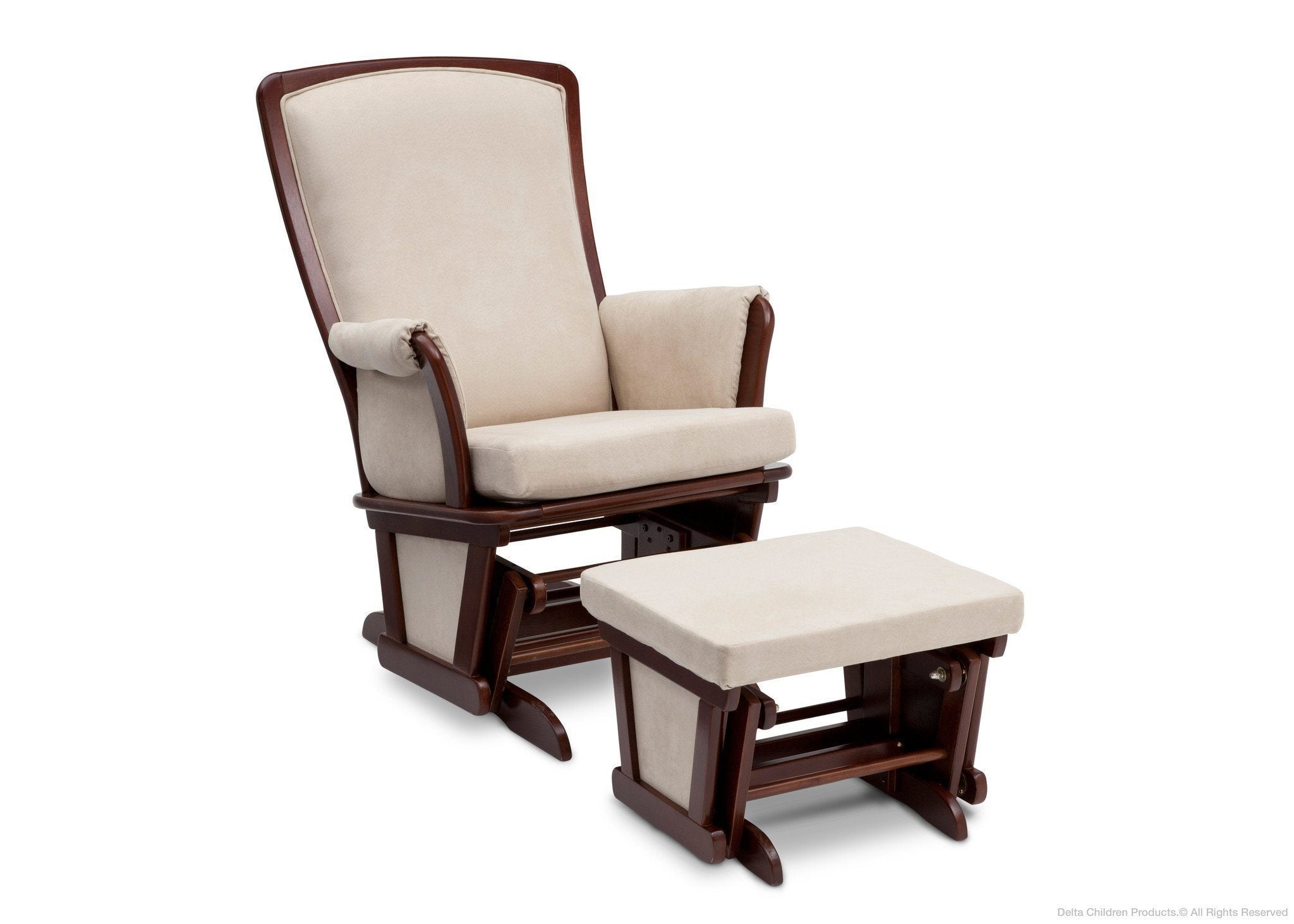 delta glider rocker with ottoman