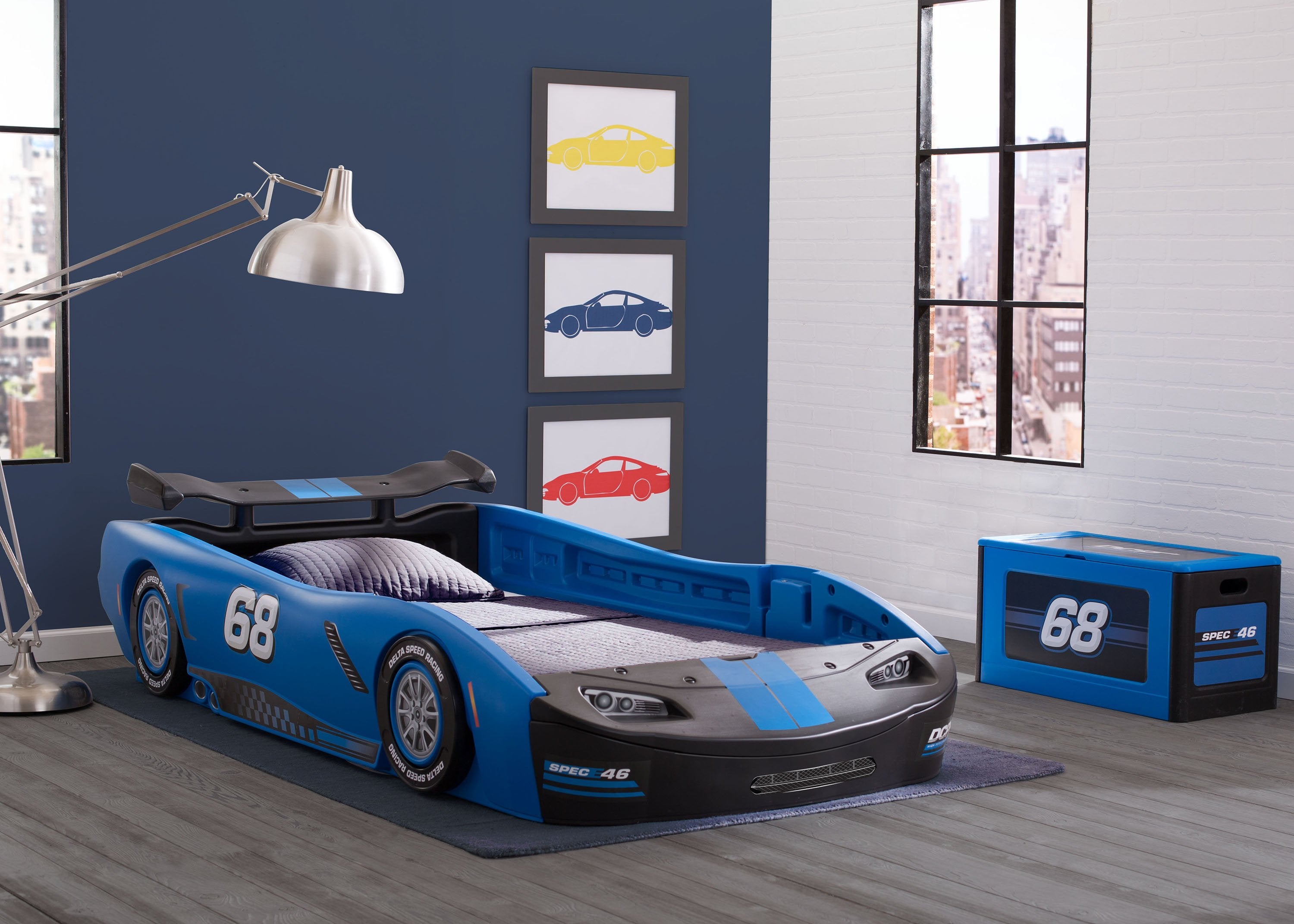 Laboratorium informeel Rechthoek Turbo Race Car Twin Bed - Delta Children