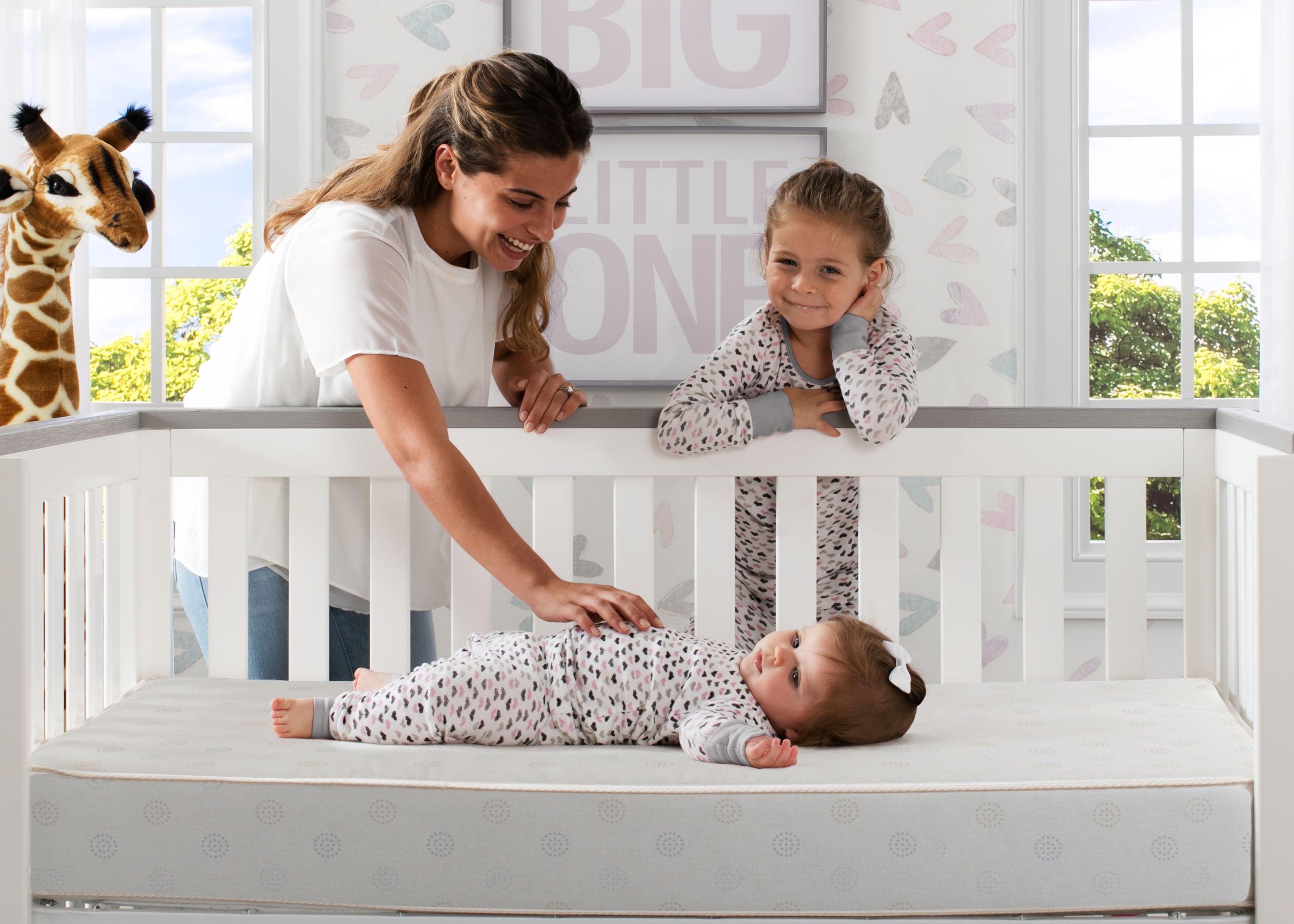 sweet bliss dual sided crib and toddler mattress