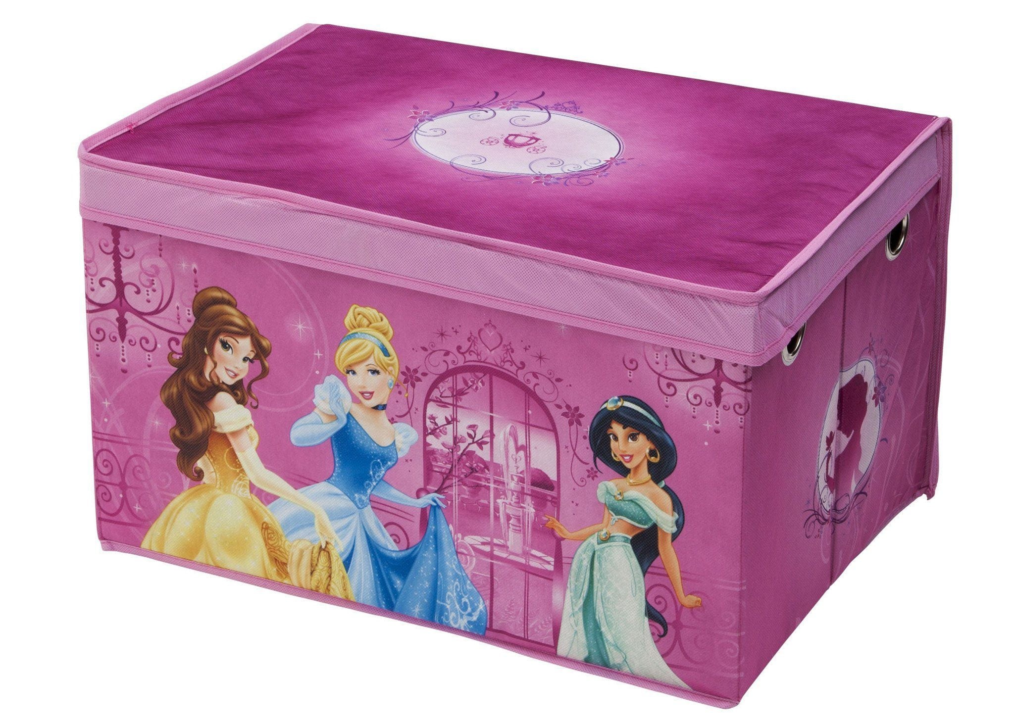 princess wooden toy box