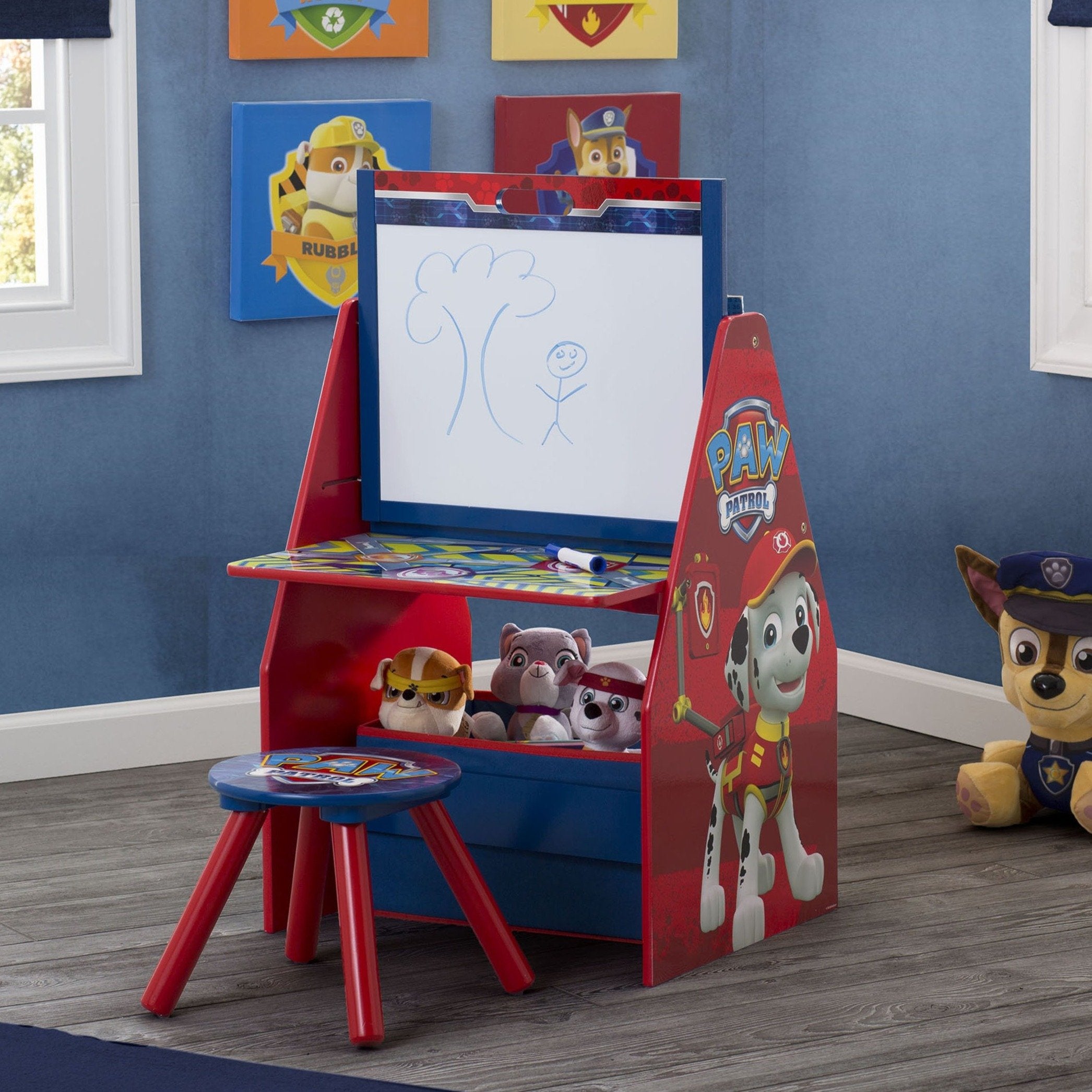 paw patrol table top easel