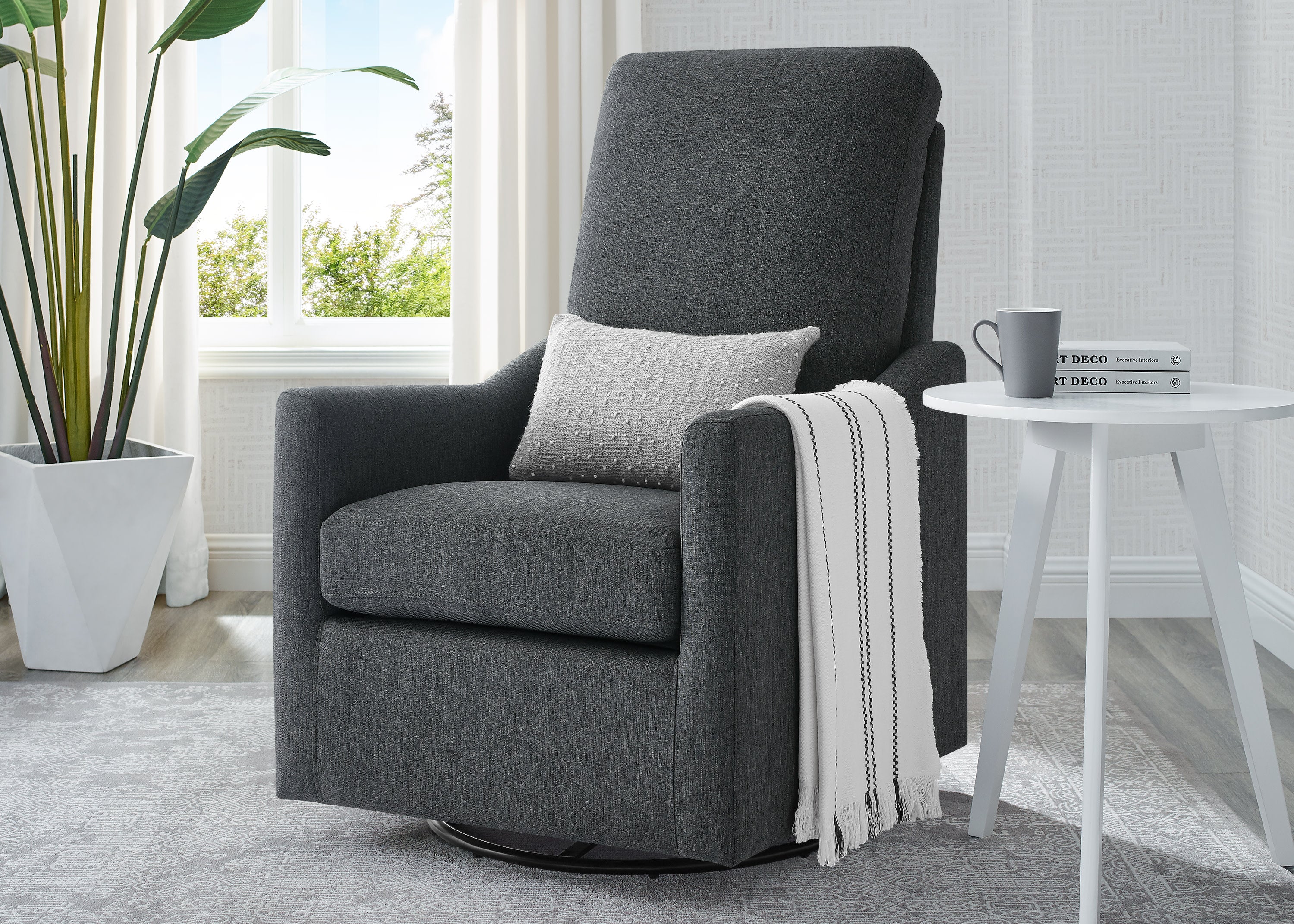 adley comfort swivel glider