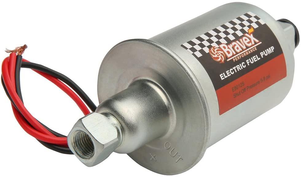 E8012S Universal Electric Fuel Pump Low Pressure 5-9 PSI 12V W/Installation Kit 