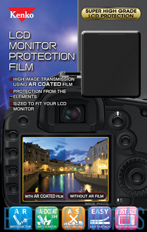 Feodaal mode Vast en zeker Kenko HQ LCD Protection Film - Fits Canon EOS 90D/80D MPN: LCD-C-90D/8 –  EventCameras