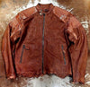 G-Gator Cognac Crocodile/Lamb Skin Bomber Jacket - Dudes Boutique - 2